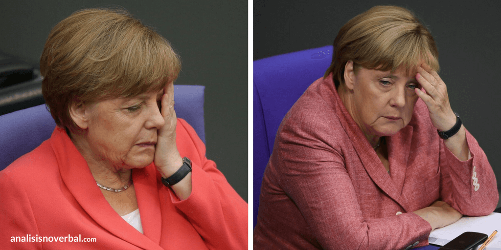Gestos adaptadores de Angela Merkel