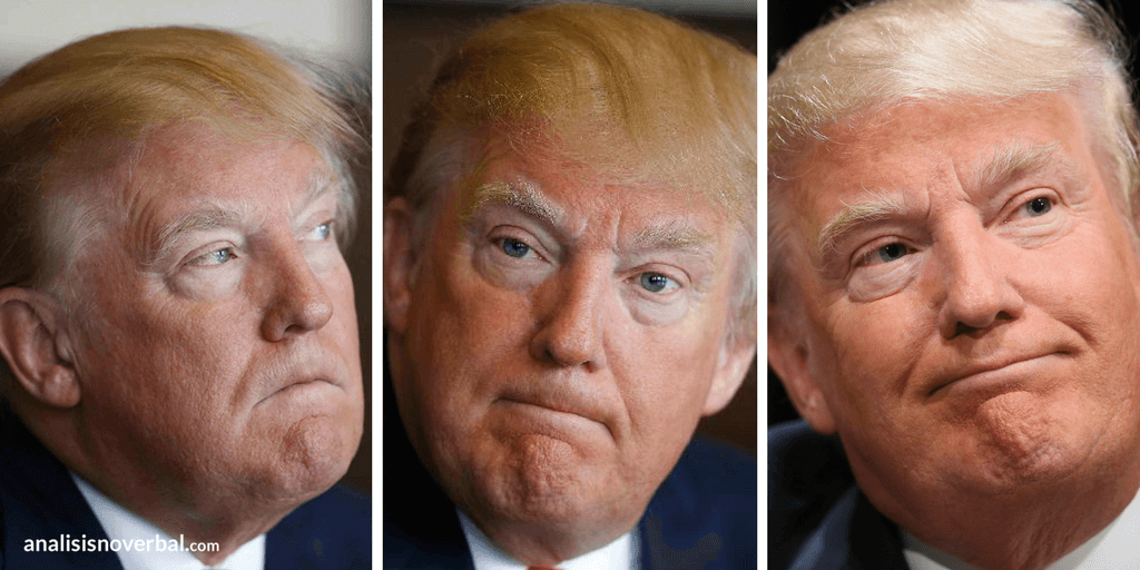 Donald Trump: gestos adaptadores con los labios