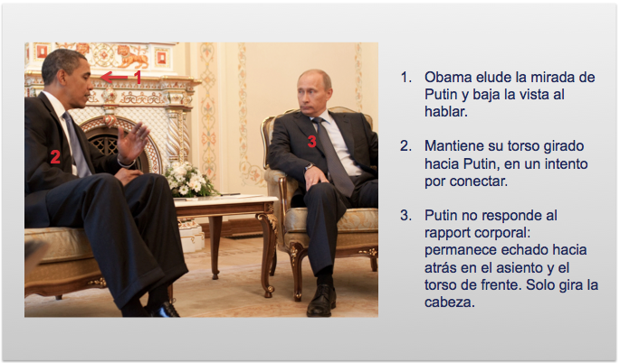 Falta de rapport entre Putin y Obama