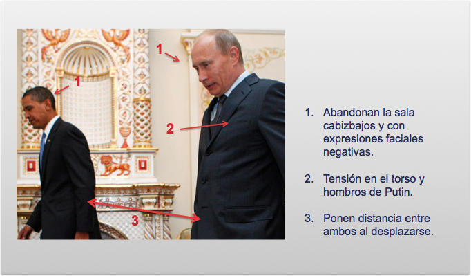 Obama y Putin abandonan la sala