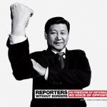 Xi Jinping protagoniza este anuncio de Reporteros sin Fronteras