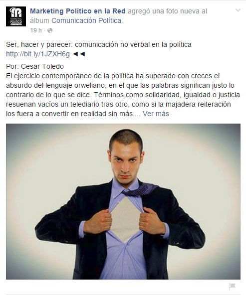 Facebook de Marketing Político en la Red