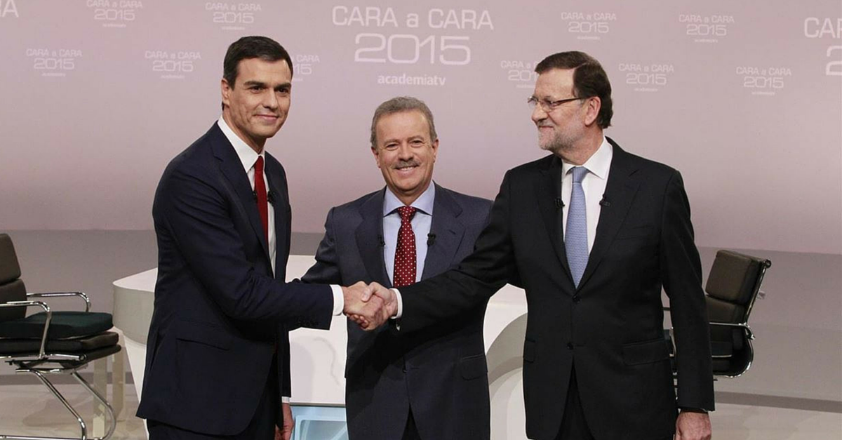 La comunicación no verbal en el cara a cara de Rajoy y Sánchez