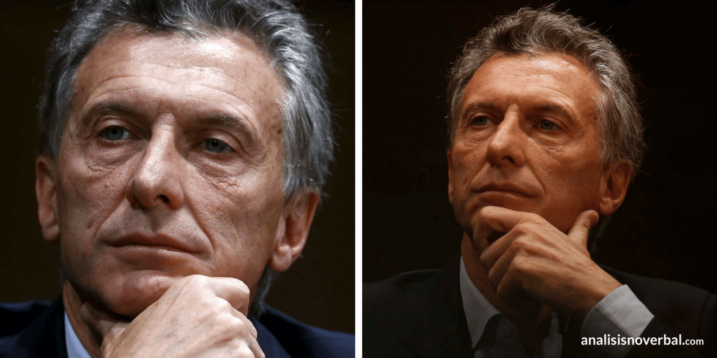 Gesto adaptador de Mauricio Macri