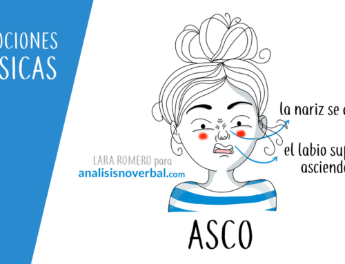 La expresión facial de asco en la comunicación no verbal